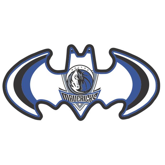 Dallas Mavericks Batman Logo fabric transfer